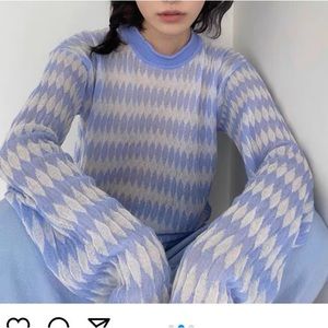 Spanish designer brand RUS knit shirt